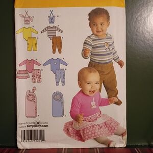 Simplicity 2281 Baby Clothing Pattern Set